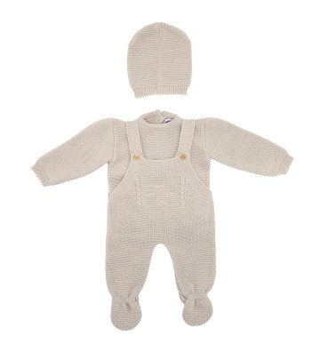 CONJUNTO BEBÉ PETO + GORRO
