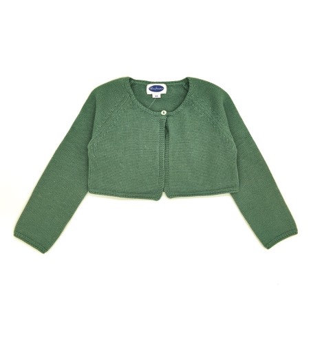 CHAQUETA BEBE TORERA 1 BOTON VERDE
