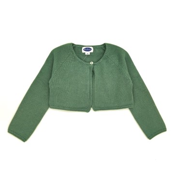 CHAQUETA NIÑA TORERA 1 BOTON VERDE
