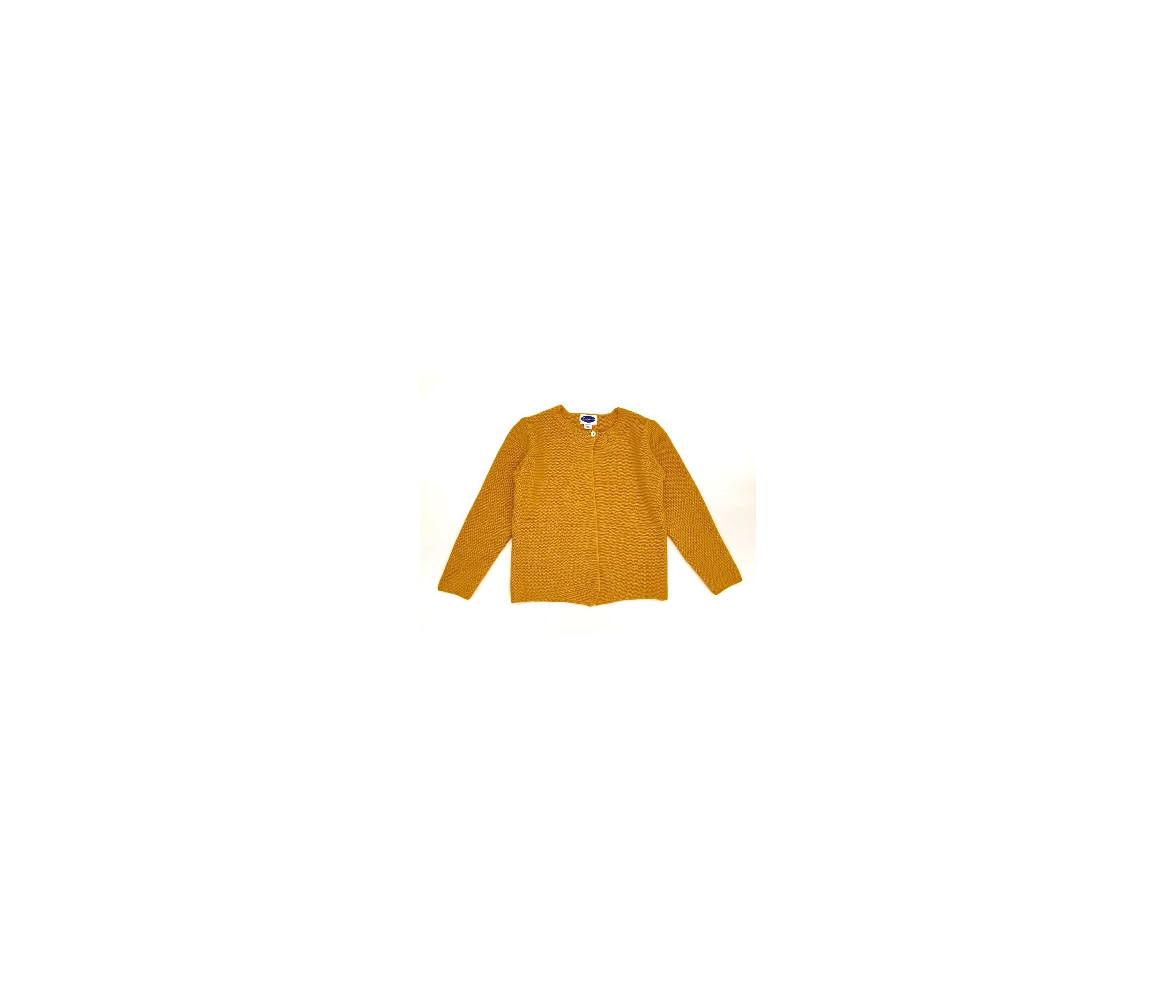 CHAQUETA LARGA 1 BOTON MOSTAZA