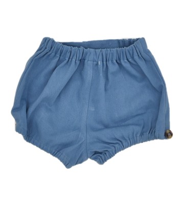 SHORT BEBÉ BOTONES SARGA AZULON