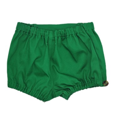 SHORT BEBÉ BOTONES SARGA VERDE
