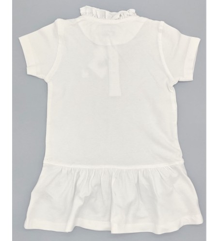 VESTIDO POLO PIQUE BLANCO