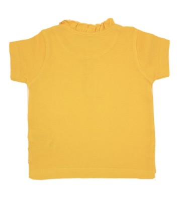 POLO NIÑA MANGA CORTA AMARILLO