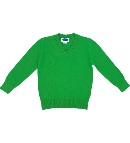 JERSEY NIÑO CUELLO PICO VERDE