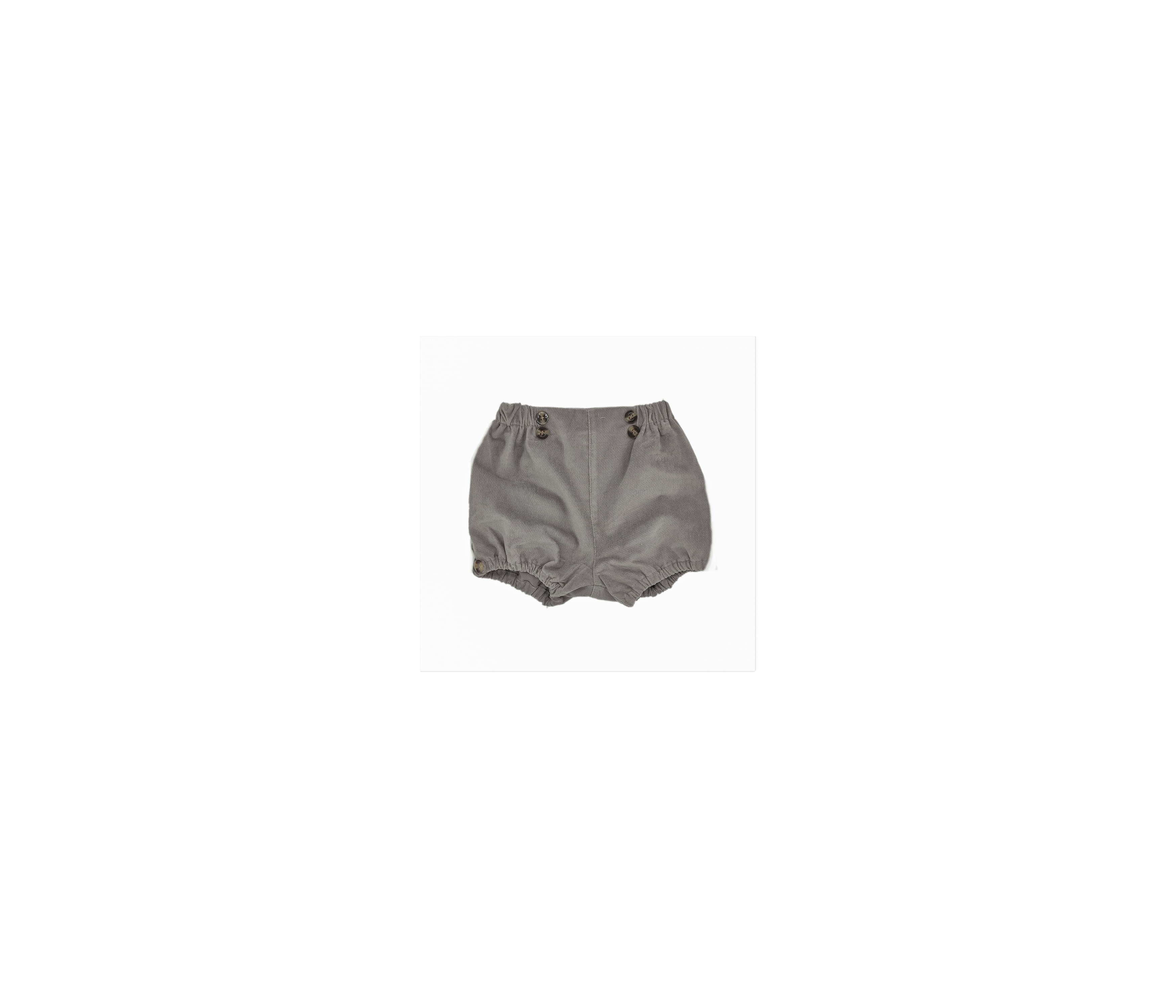 BOMBACHO BEBÉ BOTONES GRIS