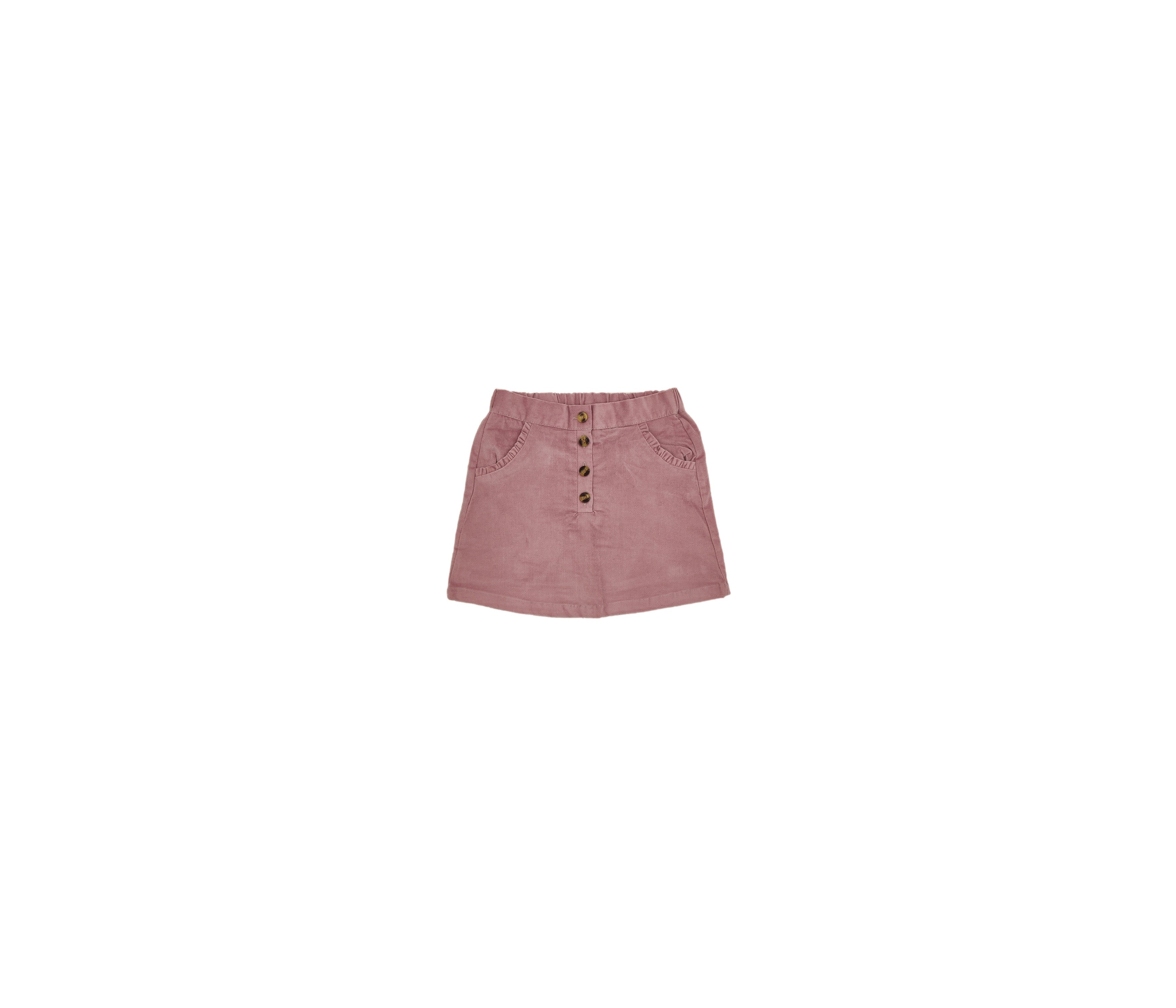 FALDA NIÑA BOLSILLOS ROSA