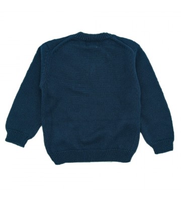 JERSEY NIÑO CUELLO PICO MARINO