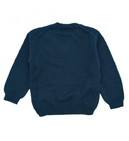 JERSEY NIÑO CUELLO PICO MARINO