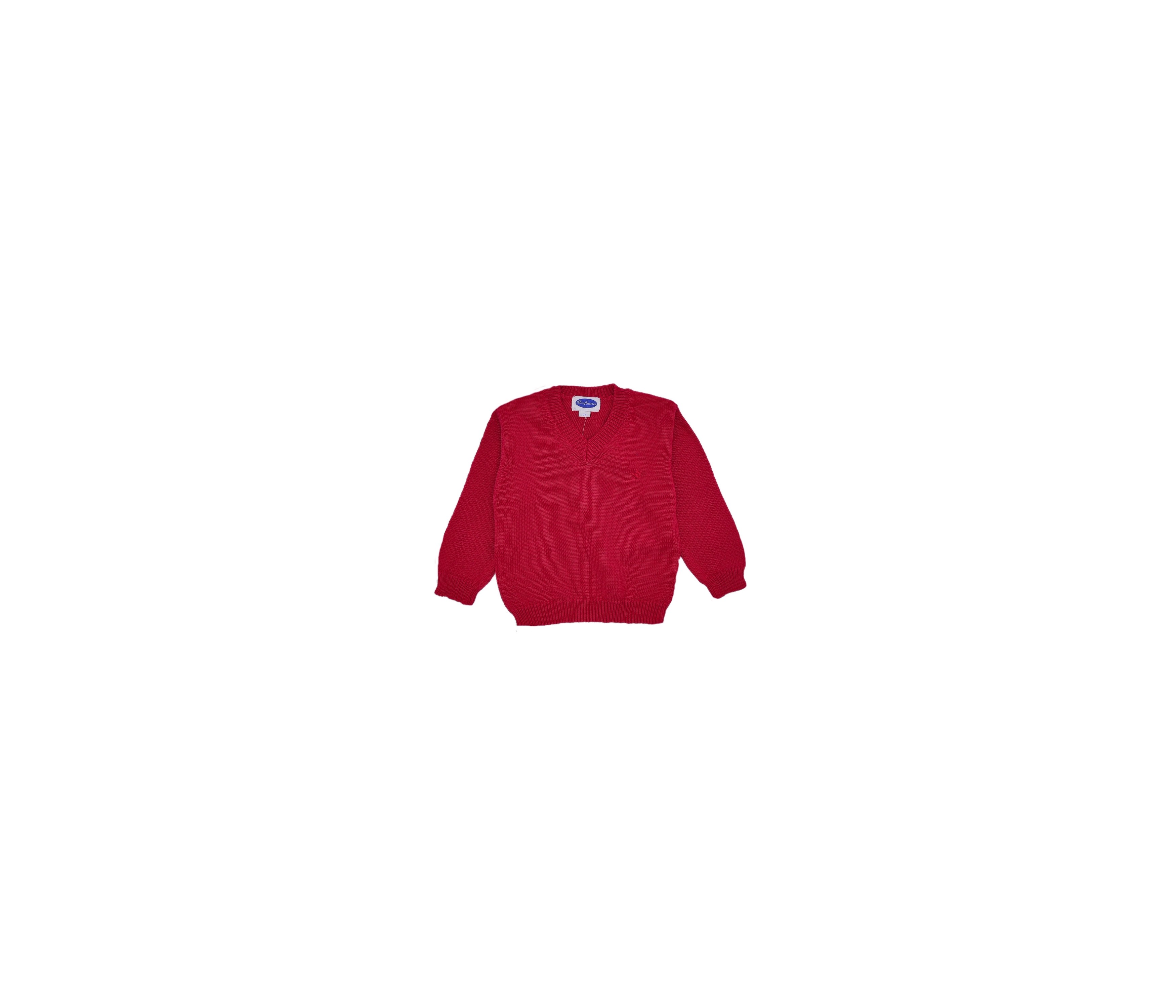 JERSEY NIÑO CUELLO PICO ROJO