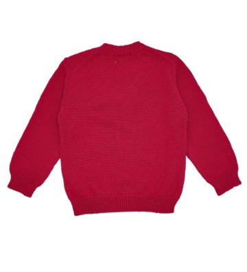 JERSEY NIÑO CUELLO PICO ROJO