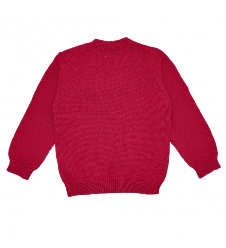 JERSEY NIÑO CUELLO PICO ROJO