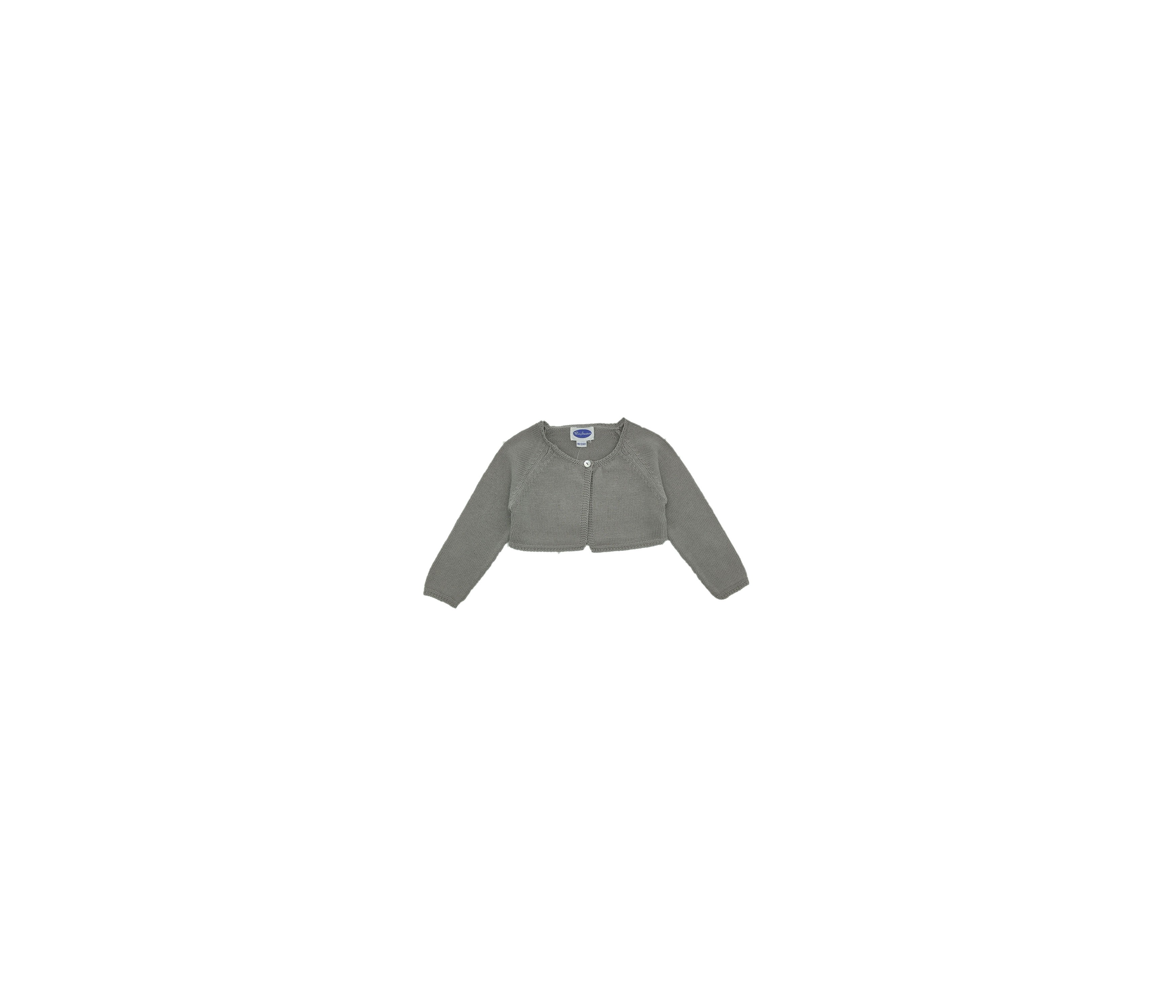CHAQUETA BEBÉ TORERA BOTÓN GRIS