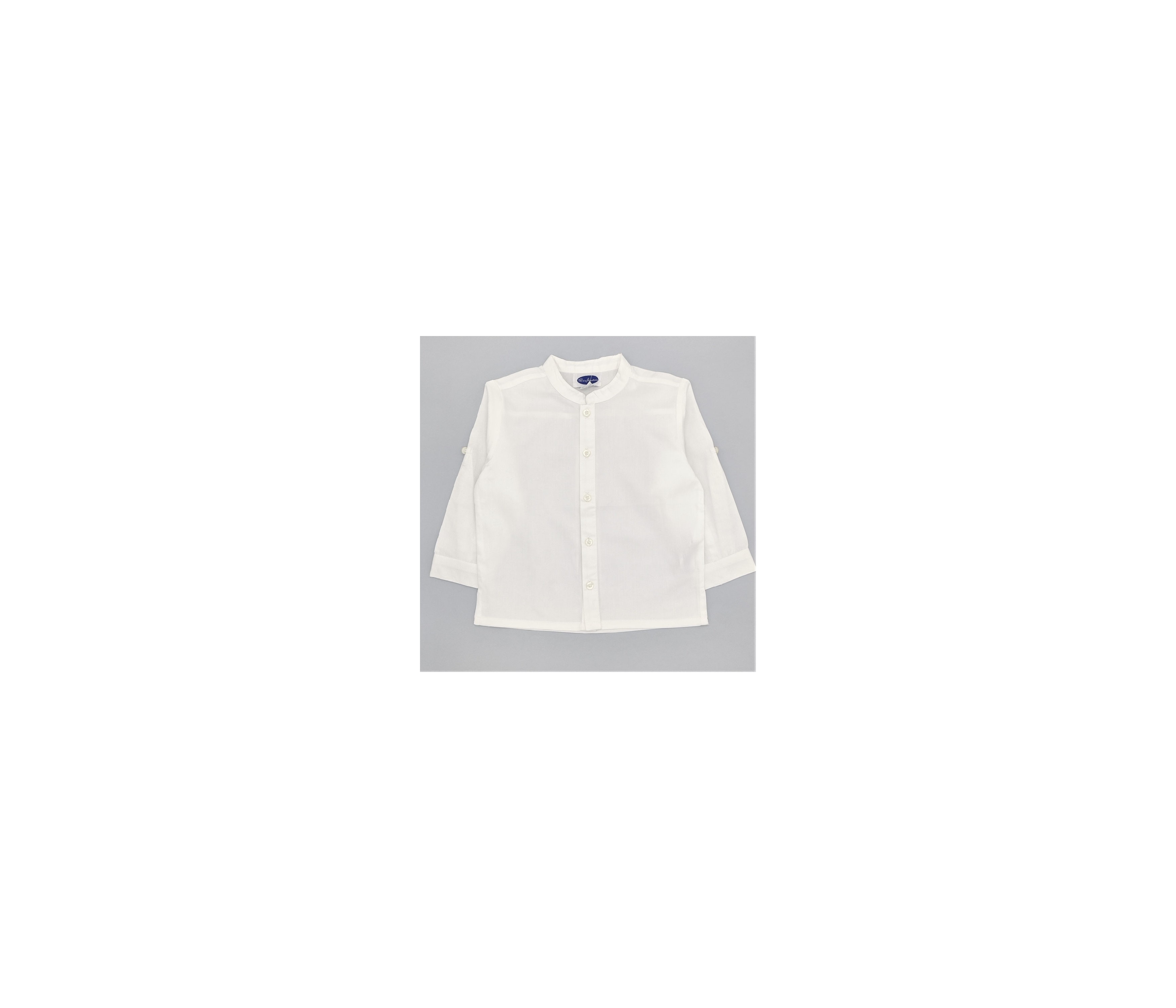 CAMISA NIÑO CUELLO MAO VILLELA BLANCO