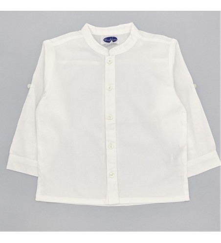 CAMISA NIÑO CUELLO MAO VILLELA BLANCO