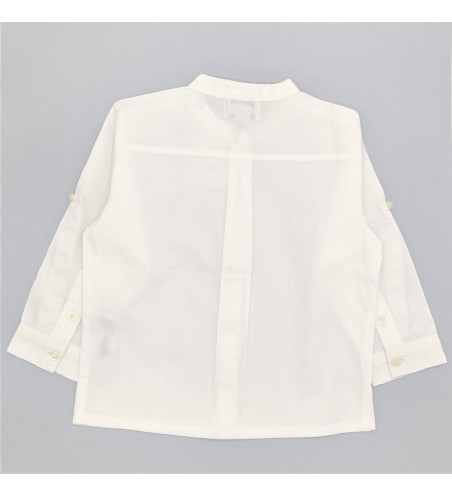 CAMISA NIÑO CUELLO MAO VILLELA BLANCO