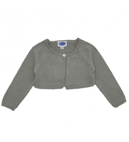 CHAQUETA TORERA BOTÓN GRIS