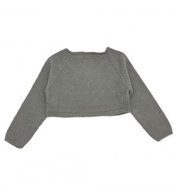 CHAQUETA TORERA BOTÓN GRIS