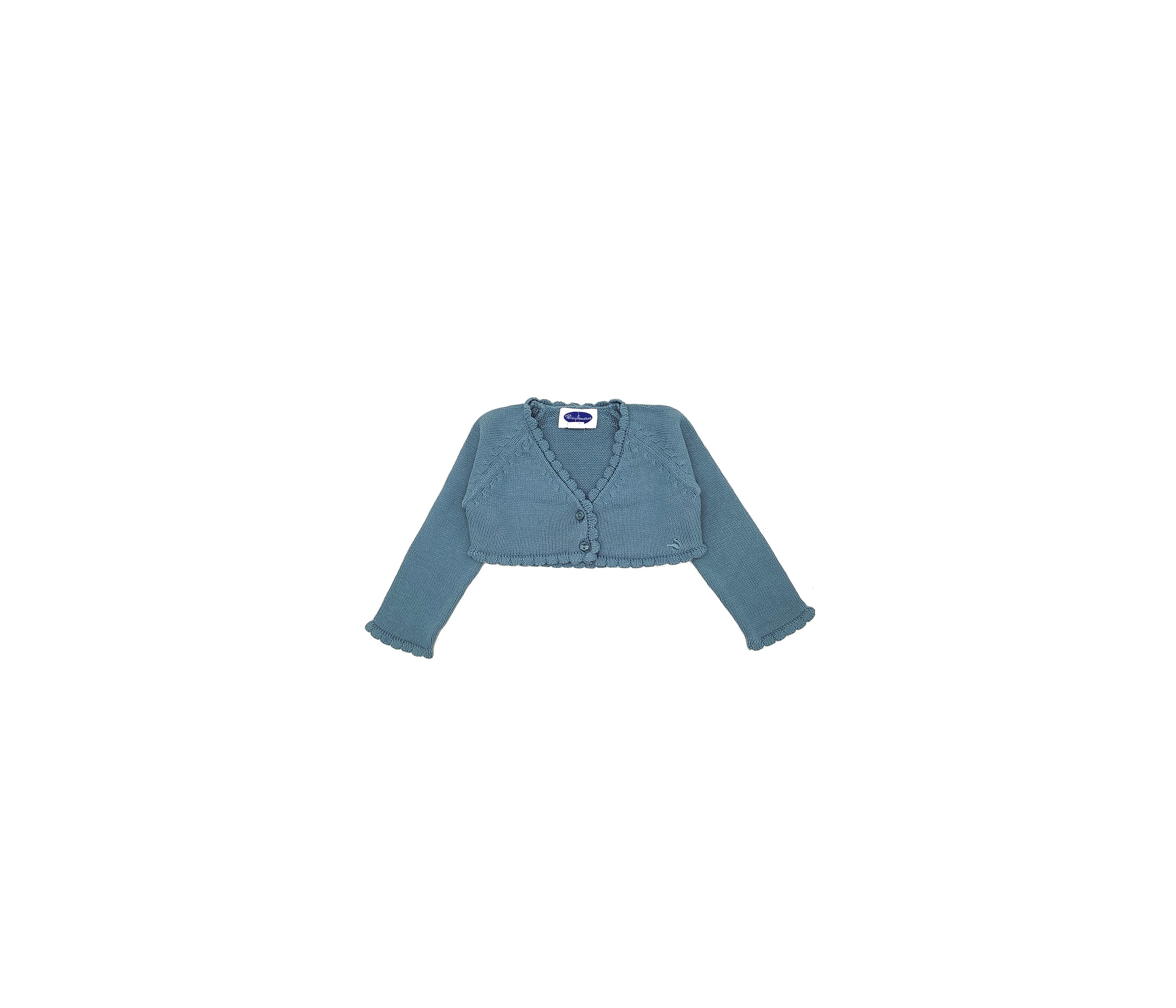 CHAQUETA NIÑA CORTA CLÁSICA AZULON