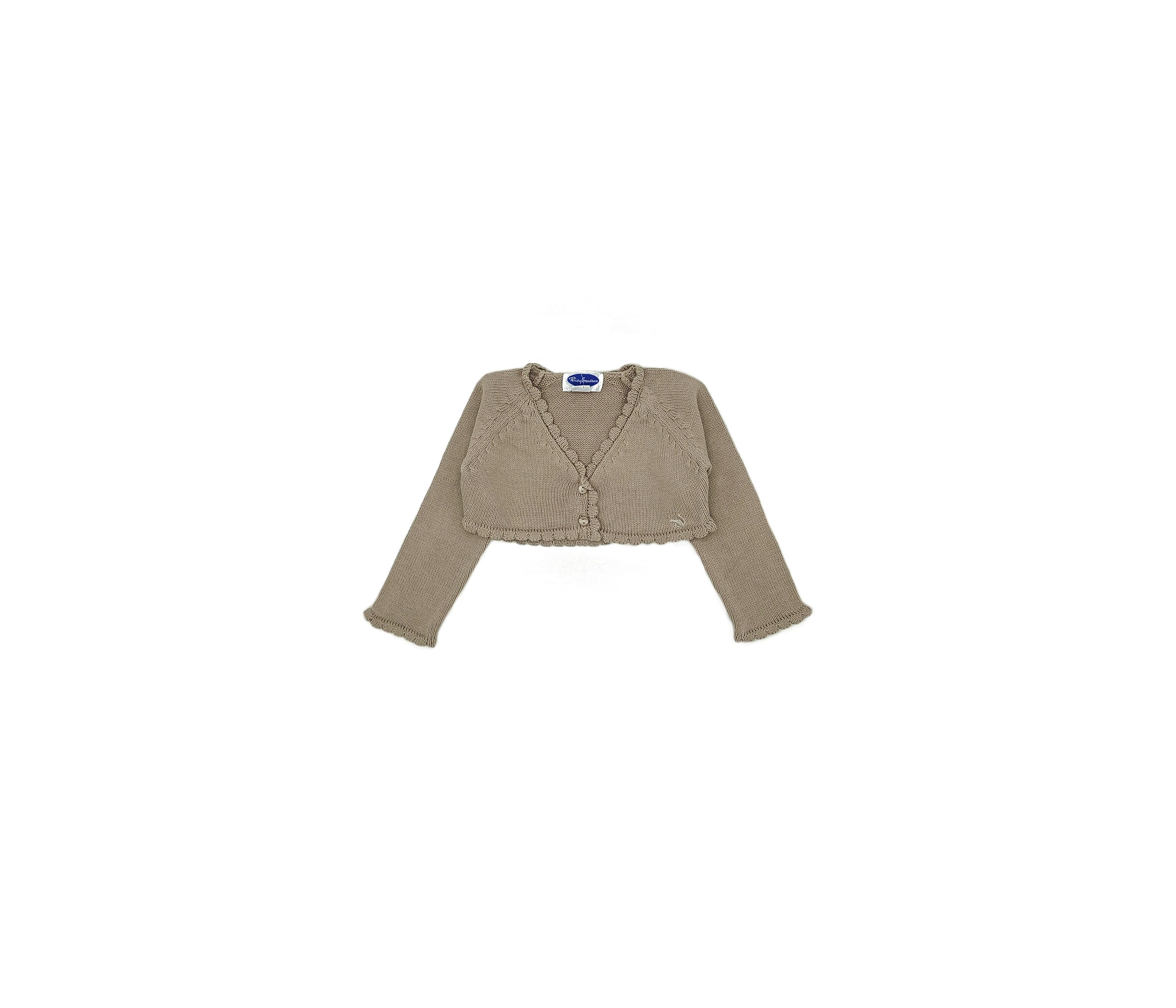 CHAQUETA BEBÉ CORTA CLÁSICA TOPO