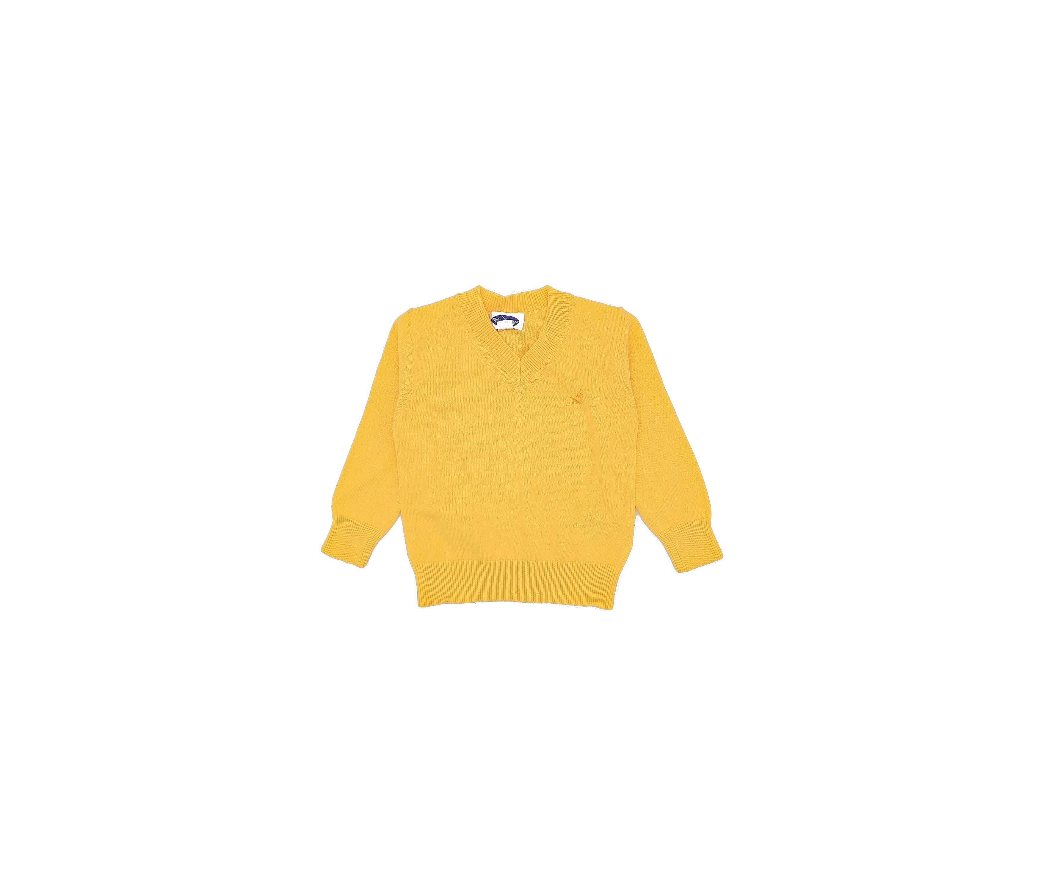 JERSEY NIÑO CUELLO PICO AMARILLO