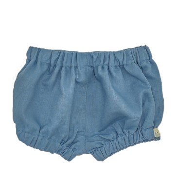 SHORT BEBÉ BOTONES LINO AZULON